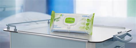 Sustainable Surface Disinfection Mikrozid Universal Wipes Green Line