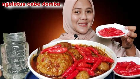 Ngebakso Kuah Kental Lagi Yokkk Pakai Cabe Domba Bakso Mercon Asmr