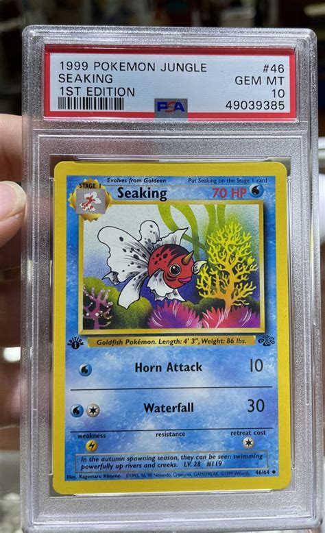 Toys And Hobbies Seaking Jungle Ex 4664 Pokemon Card Collectible Card