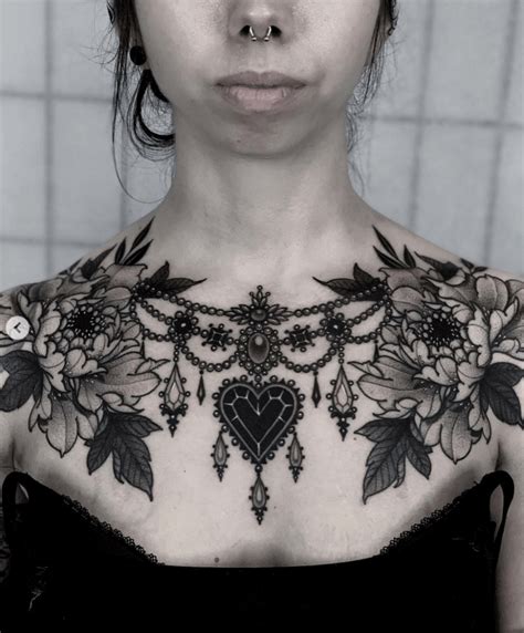 Chest Tattoo For Women