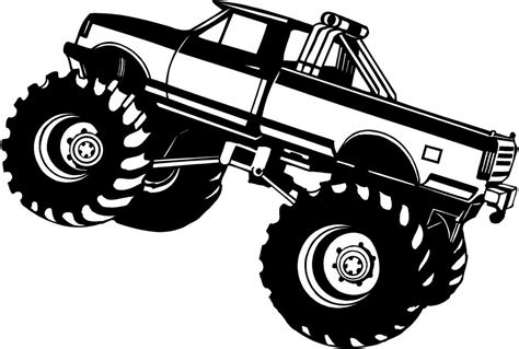 Jacked Up Ford Truck Coloring Pages - kidsworksheetfun