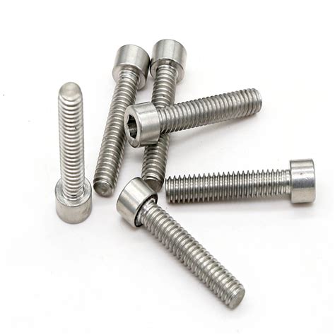 Stainless Steel Allen Ss Head Screw Flat Hex Socket Bolt M China