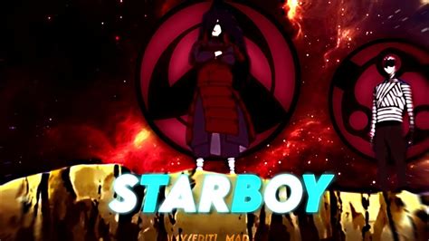 Starboy Madara Uchiha Amv Edit Free Project File YouTube