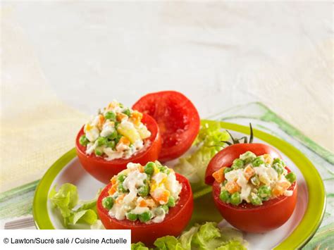 Tomates farcies à la macédoine de légumes facile et rapide découvrez