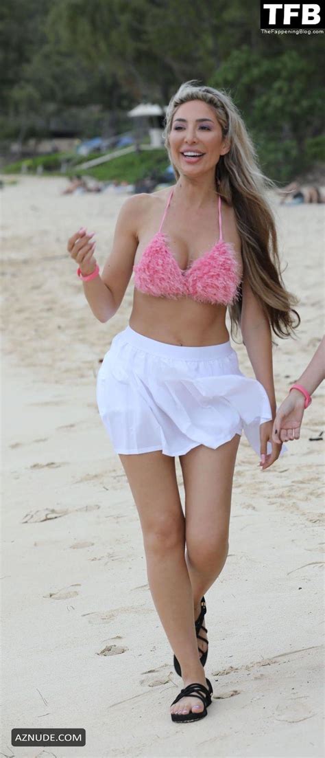 Farrah Abraham Sexy Seen Flaunting Her Hot Tits And Legs At The Beach In Hawaii Aznude