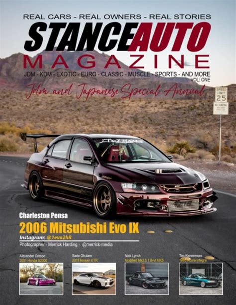 Stance Auto Magazine JDM And Japanese Special Annual Vol One Stance