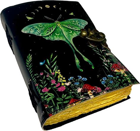 Amazon Luxeam Blank Spell Book Of Shadows Journal Moon Phase