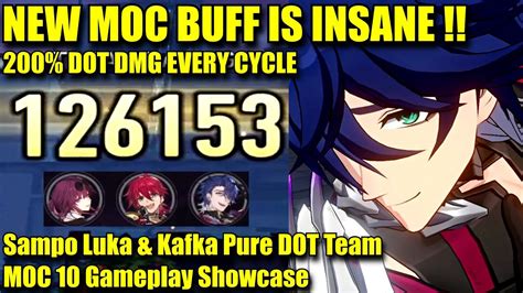 NEW MOC BUFF IS INSANE FOR DOT Sampo Luka Kafka Trio DOT ATK Build