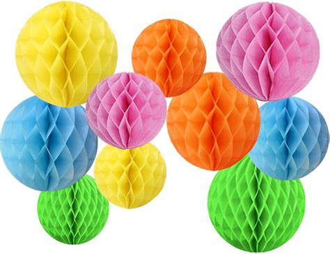 Amazon Daily Mall Pcs Inch Inch Honeycomb Balls Party Pom