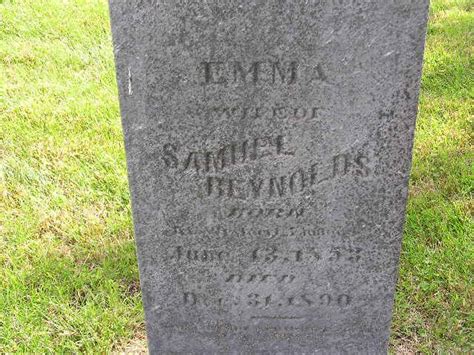 Emma Boughen Reynolds 1853 1890 Homenaje De Find A Grave