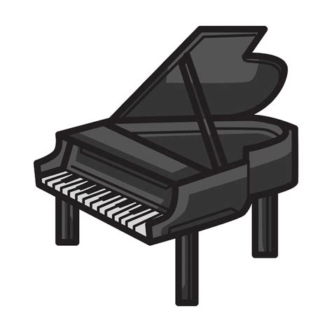 Premium Vector Piano Music Instrument Clipart