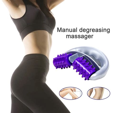 3pcsset Body Muscle Massager Anti Cellulite Massager Set Cellulite Roller Brush Hand Roller For