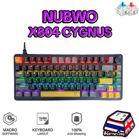 Nubwo X Cygnus Knob Blue Sw Hot Swap Macro