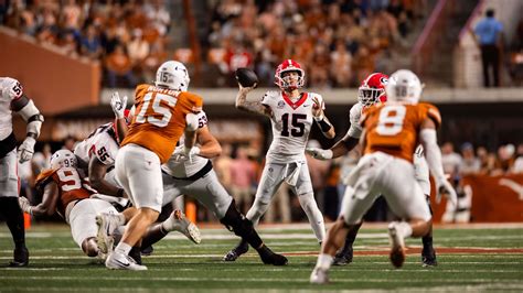 Georgia Vs Texas Score Live Updates Sec Championship Game