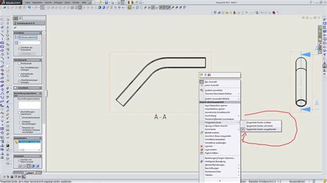 Biegung Rohr Mehrkörperteil Kante DS SolidWorks SolidWorks