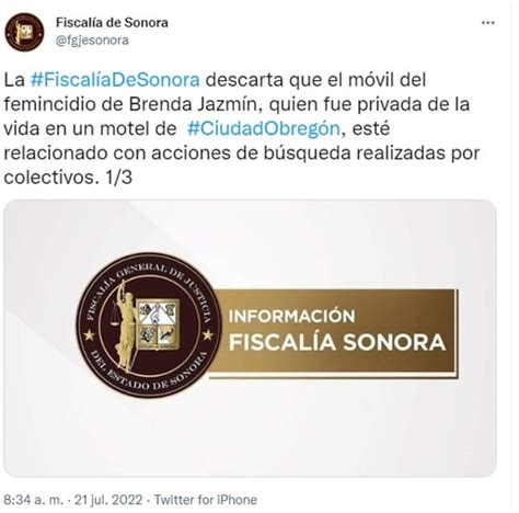 Brenda Jazmín Descartan Que Feminicidio Esté Relacionado Con Su