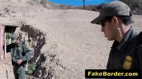 A Border Agent Caught Some Hot Immigrant Then Fucks Her Pussy And Her Throat