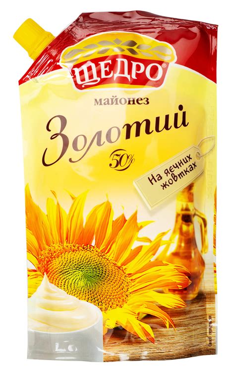 Майонез Щедро Золотой 50% 350г купить онлайн с доставкой в офис или на ...