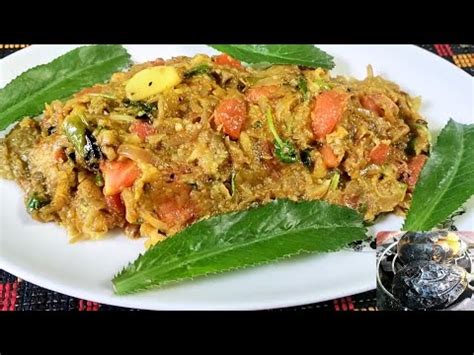 বগন ভরত রসপDhaba Style Baingan Bharta Unique Spicy Brinjal