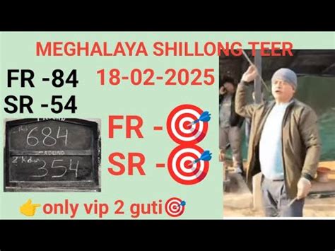 Shillong Teer Live 18 02 25 Khasi Hills Shillong Teer Counter