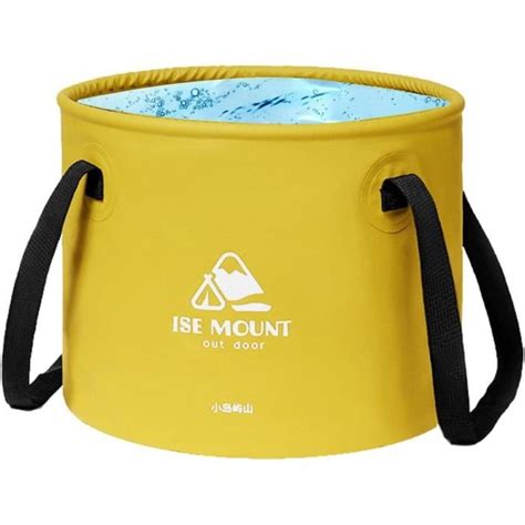 Seau À Eau Pliable Seau À Eau Pliant Compact En Pvc De 10L Stockage D