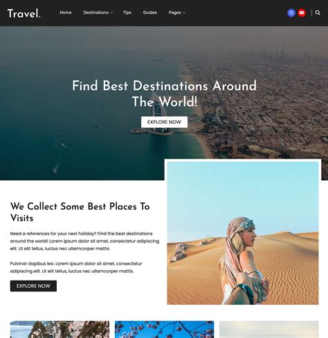 47 Best Travel Agency Wordpress Themes 2024 Free And Premium Theme