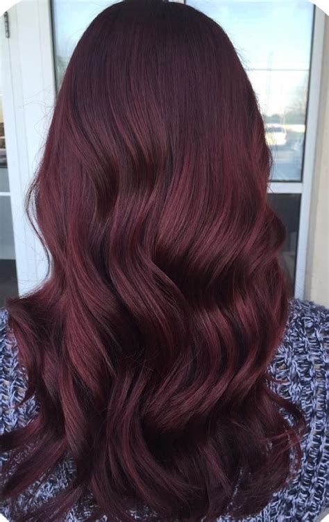 Pin By Devrim Cinar On Haarstyling Wine Hair Wine Hair Color Cherry Cola Hair