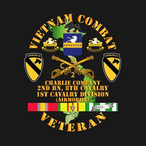 Vietnam Combat Cavalry Veteran W Charlie 2nd Bn 8th Cav COA 1st Cav