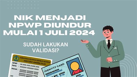 Implementasi Nik Menjadi Npwp Diundur Mulai Juli Pt Nusagates