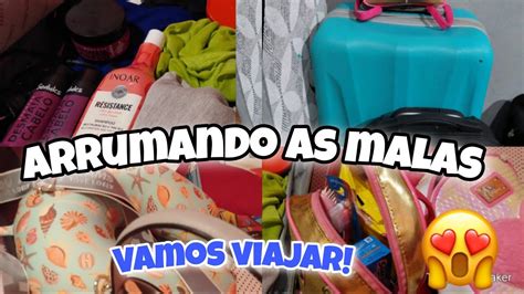 ARRUMANDO AS MALAS PARA A NOSSA VIAGEM Mostrei Detalhes YouTube