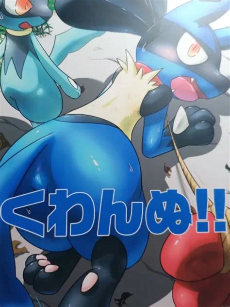 Doujinshi Kemono PokÉmon Lucario Odoshiro Toile Fourrure B5 56 Pages