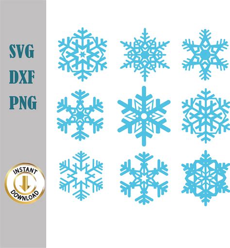 Snowflake Svg Flake Winter Svg Christmas Svg Winter Svg Etsy