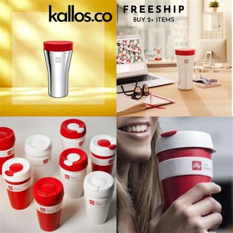 Ly Illy Alessi Travel Mug Keep Cup Kallos Vietnam Shopee Việt Nam