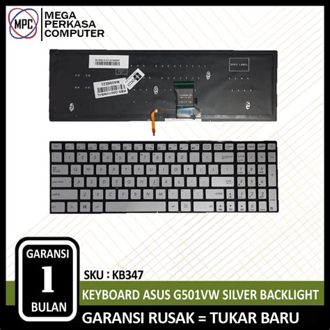 Jual Keyboard Asus Rog G501 G501j G501jw G501v G501vw Silver Backlight Shopee Indonesia