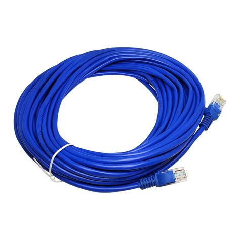 Cabo De Rede 3 5 10 Metros Azul Montado Crimpado RJ45 Cat5e Cat6 Lan