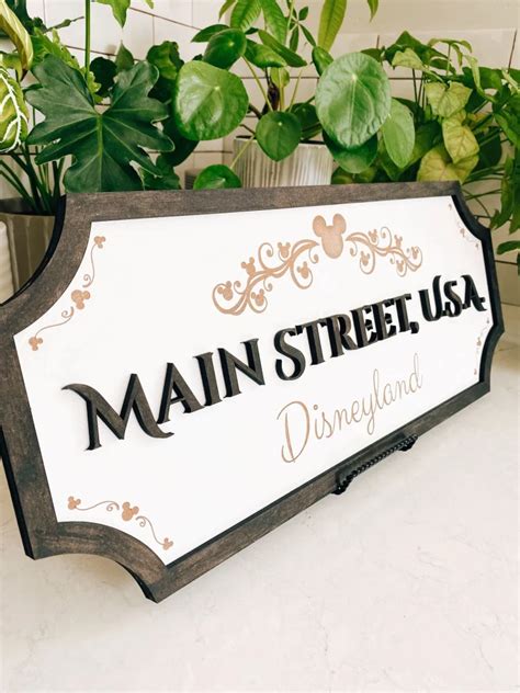 Disney Main Street Sign Makes for Classic Disney Decor - Decor