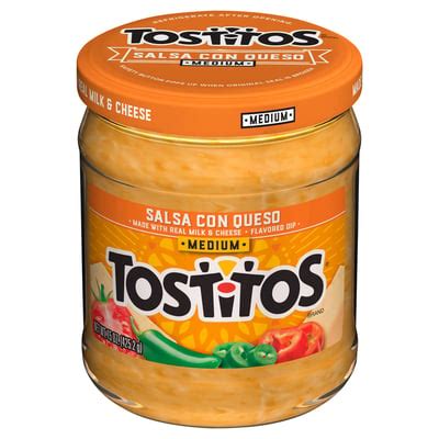 Tostitos Tostitos Dips Salsa Con Queso 15 Oz 15 Oz Grocery Pickup