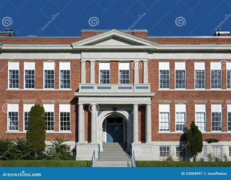 Old school architecture stock image. Image of school - 23068947