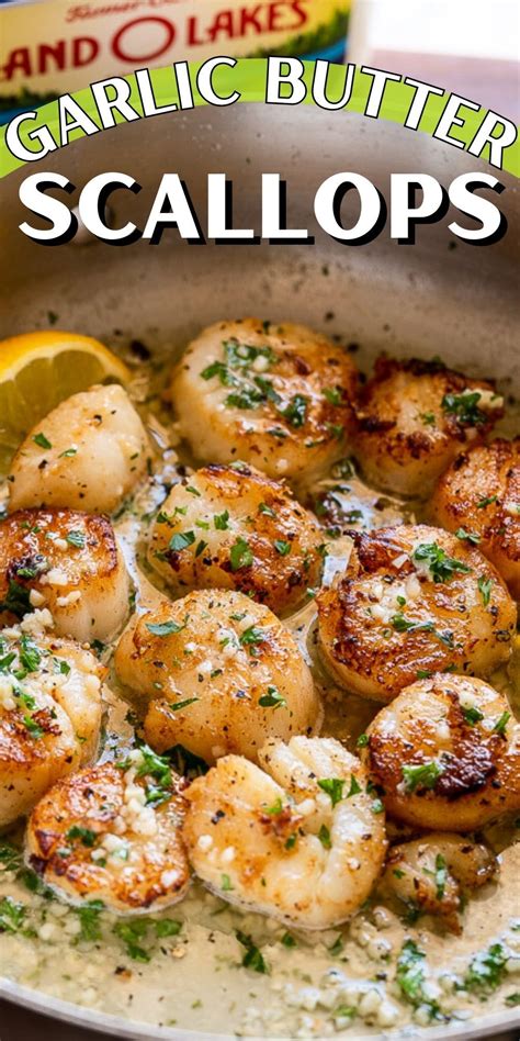 Garlic Scallops Recipe