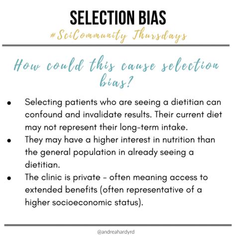 What Is Selection Bias Andrea Hardy Rd