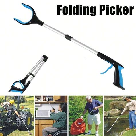 Foldable Gripper Extender Hand Tools Litter Reachers Pickers