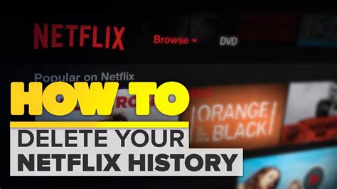 How To Delete Your Netflix History Right Now Youtube