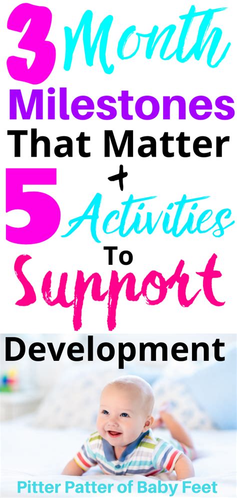 3 Month Milestones What To Expect Activities To Encourage Development