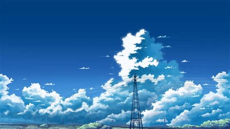 Sky Anime Landscape HD Wallpaper Pxfuel