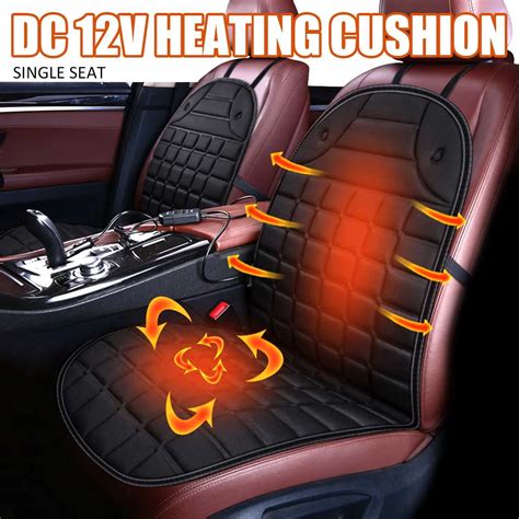 12V Car Seat Heater Set Winter Warmer Electric Heating Pad Temperature