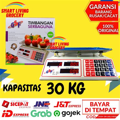 Jual TIMBANGAN KUE DUDUK DIGITAL 30 KG GSF 4530 TIMBANGAN KUE DIGITAL