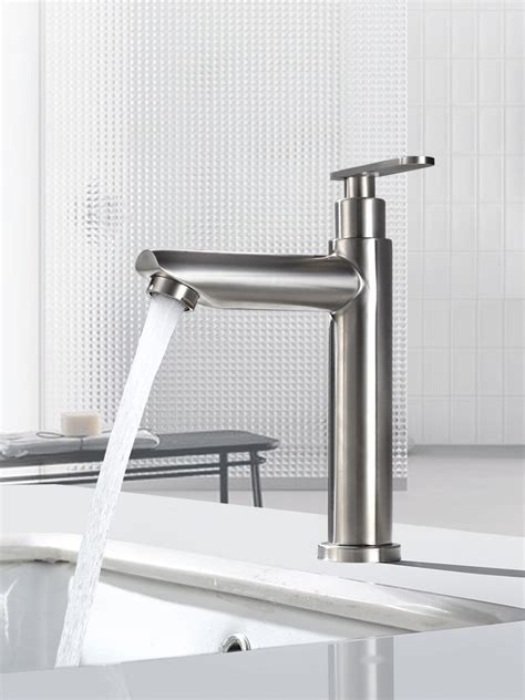 Sus Stainless Lavatory Faucet Stainless High Quality Single