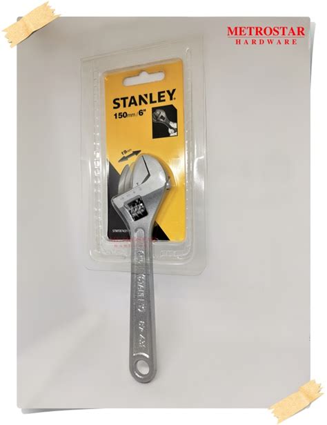 Stanley Chromed Adjustable Wrench