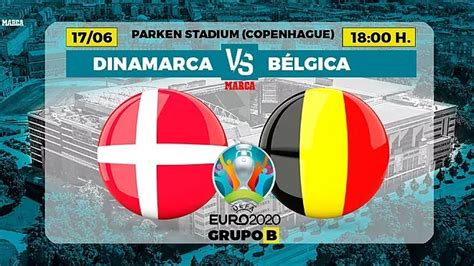 Dinamarca Bélgica horario y dónde ver en TV hoy el partido del Grupo