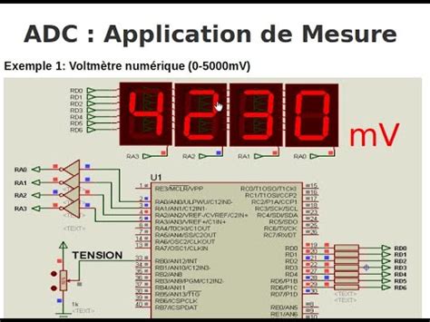 Microcontr Leur Tuto Module Adc Et Affichage Segments R Alisation